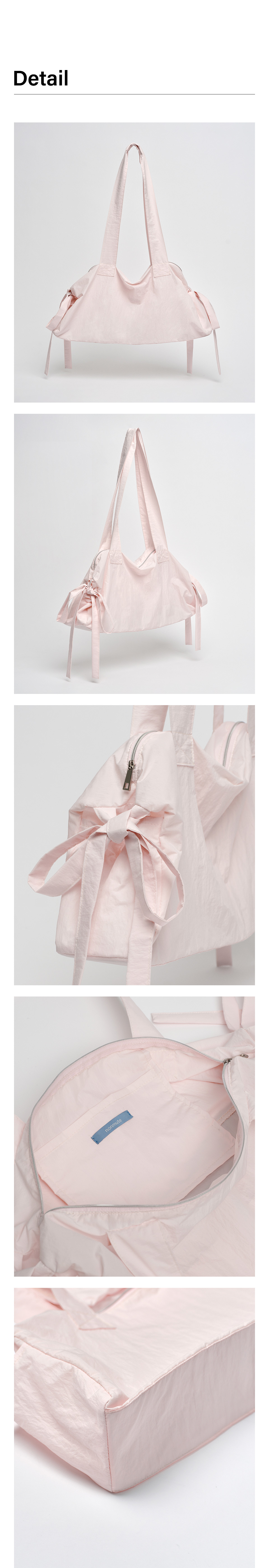 Pigtails Ribbon Bag Pale Pink Cm